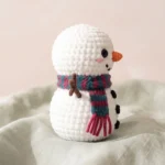 Snowman with Striped Scarf – easy christmas crochet patterns (photo 10)