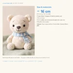 Polar Bear Cub with Scarf – dragon scarf crochet (photo 6)