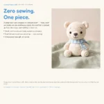Polar Bear Cub with Scarf – dragon scarf crochet (photo 8)