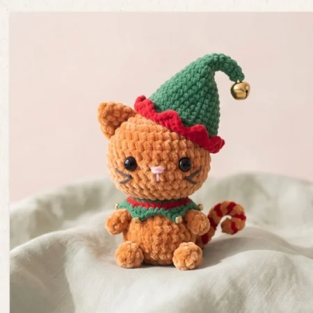 Elf Kitten – easy crochet christmas patterns (photo 2)