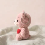 Heart Keychain Bear – small crochet keychains (photo 9)