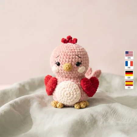 Love Snail – no-sew amigurumi crochet pattern