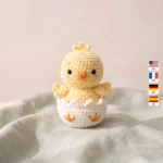 Chick in Eggshell – crochet easter rabbit