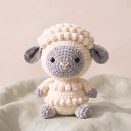 Little Lamb – no-sew amigurumi crochet pattern (photo 2)