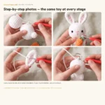 Bunny with Carrot Keychain – rabbit crochet pattern (photo 4)