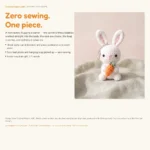 Bunny with Carrot Keychain – rabbit crochet pattern (photo 8)