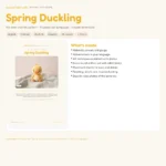 Spring Duckling – no-sew amigurumi crochet pattern (photo 3)