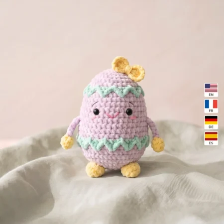 Easter Minis 3-in-1 (Chick, Bunny, Lamb) – crochet pattern for bunny