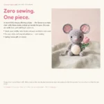 Mouse with a Tulip – no-sew amigurumi crochet pattern (photo 8)