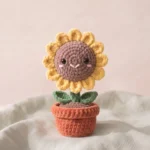 Sunflower in a Pot – no-sew amigurumi crochet pattern (photo 2)