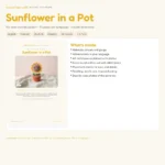 Sunflower in a Pot – no-sew amigurumi crochet pattern (photo 3)
