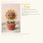Sunflower in a Pot – no-sew amigurumi crochet pattern (photo 6)