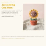 Sunflower in a Pot – no-sew amigurumi crochet pattern (photo 8)