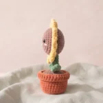 Sunflower in a Pot – no-sew amigurumi crochet pattern (photo 9)