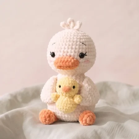 Mama Duck and Ducklings – no-sew amigurumi crochet pattern (photo 2)