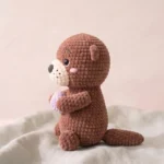 Sea Otter with Shell – no-sew amigurumi crochet pattern (photo 9)