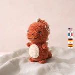 Mini T-Rex Keychain – dinosaur crochet pattern