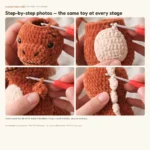 Mini T-Rex Keychain – dinosaur crochet pattern (photo 4)
