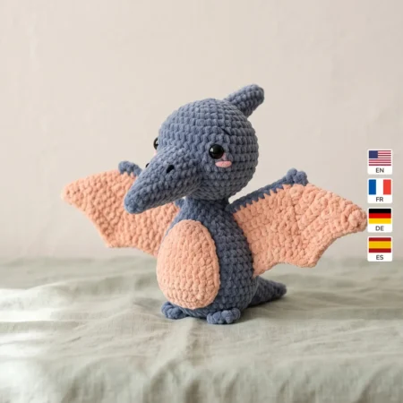 Pterodactyl – dinosaur crochet patterns