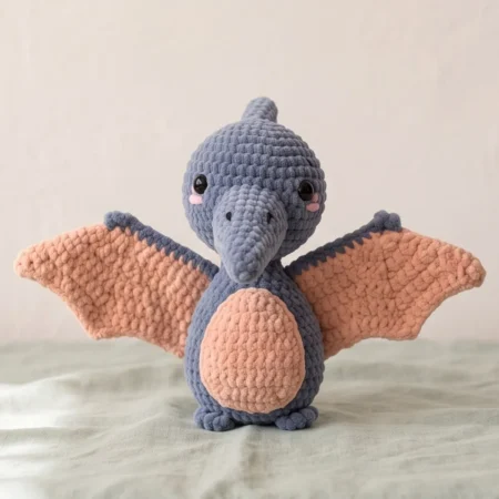 Pterodactyl – dinosaur crochet patterns (photo 2)