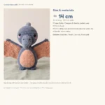 Pterodactyl – dinosaur crochet patterns (photo 6)