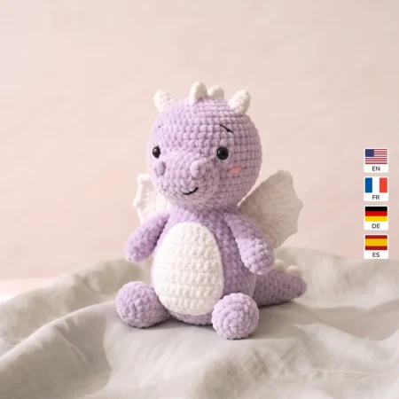 Cloud Dragon – mini dragon crochet pattern