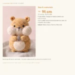 Chubby Hamster – no-sew amigurumi crochet pattern (photo 6)