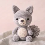 Wolf Pup – small crochet dog (photo 2)