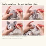 Wolf Pup – small crochet dog (photo 4)