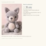 Wolf Pup – small crochet dog (photo 6)