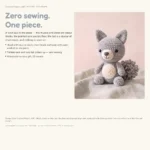 Wolf Pup – small crochet dog (photo 8)