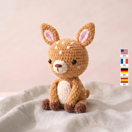 Fawn – no-sew amigurumi crochet pattern