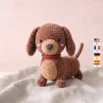 Dachshund – no-sew amigurumi crochet pattern