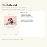 Dachshund – no-sew amigurumi crochet pattern (photo 3)