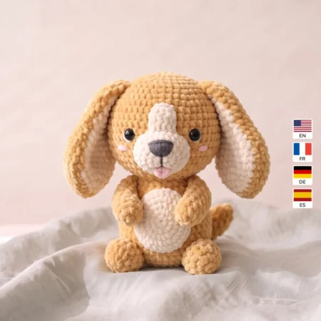 Golden Retriever Puppy – crochet dog pattern