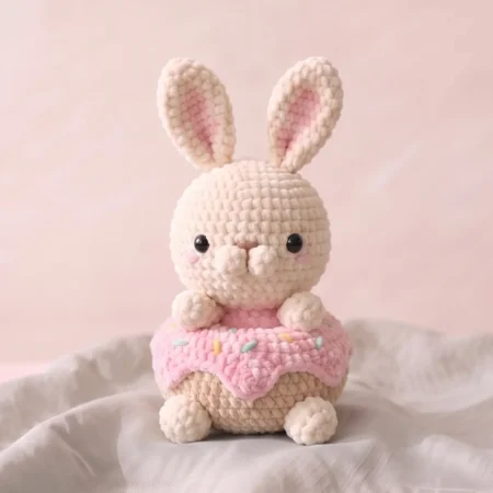 Donut Bunny – crochet bunny rabbit (photo 2)
