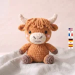 Highland Cow – no-sew amigurumi crochet pattern
