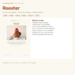 Rooster – no-sew amigurumi crochet pattern (photo 3)