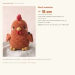Rooster – no-sew amigurumi crochet pattern (photo 6)