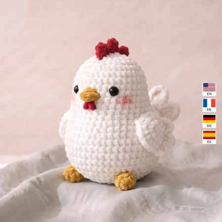 Hen – no-sew amigurumi crochet pattern