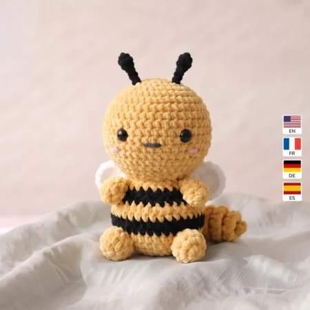 Bumblebee – no-sew amigurumi crochet pattern