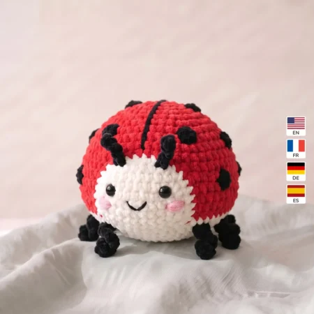 Ladybird – no-sew amigurumi crochet pattern