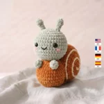 Garden Snail – no-sew amigurumi crochet pattern