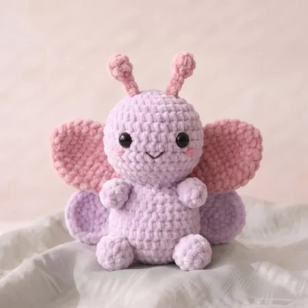 Butterfly Buddy – crochet butterfly keychain (photo 2)
