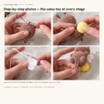 Firefly Keychain – how to make crochet keychain (photo 4)