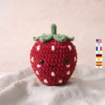 Strawberry Buddy – no-sew amigurumi crochet pattern