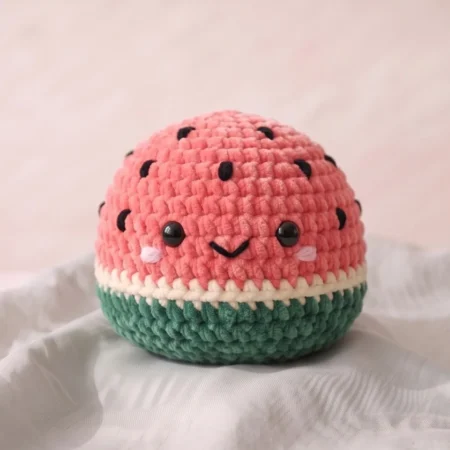 Watermelon Buddy – no-sew amigurumi crochet pattern (photo 2)