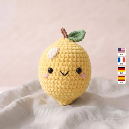 Lemon Buddy – no-sew amigurumi crochet pattern