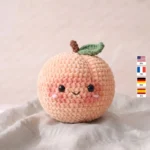 Peach Buddy – no-sew amigurumi crochet pattern