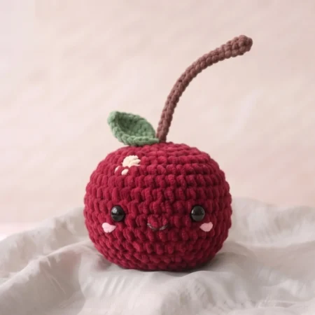 Cherry Buddy – no-sew amigurumi crochet pattern (photo 2)